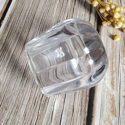 Pumpkin Shaped Embossed Glass Candle Holders For Tealight