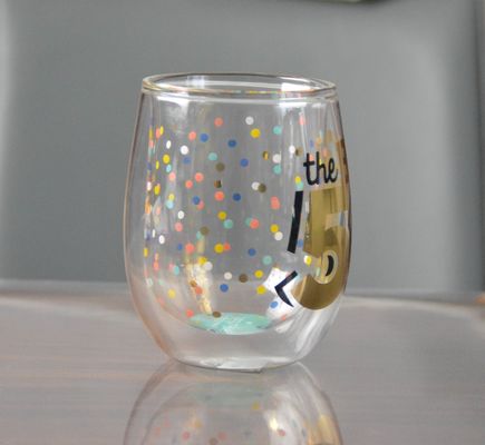 High Borosilicate Double Wall Handmade Whiskey Glass