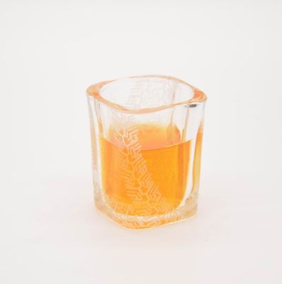Brands Logo Square Shot Glasses , Wedding Shot Glasses For Sprit Drinking