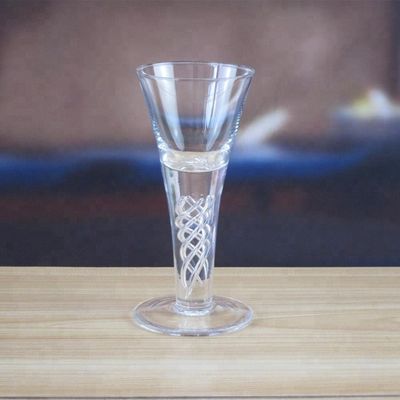 Handmade Decorative Twisted DNA Stem Custom Shot Glasses