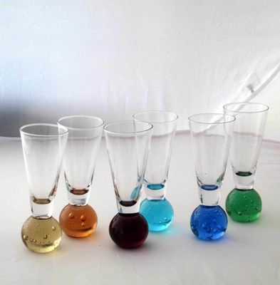 2oz Six Color CIQ Unique Shot Glasses For Liqour Promotion