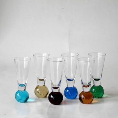 2oz Six Color CIQ Unique Shot Glasses For Liqour Promotion