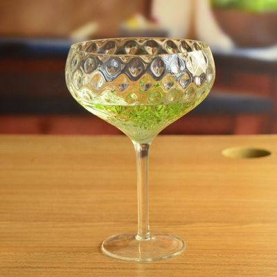 Optical Pineapple Shape Giant Crystal Cocktail Glasses