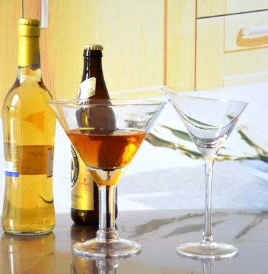 Unique Customization Thick Stem Crystal Cocktail Glasses