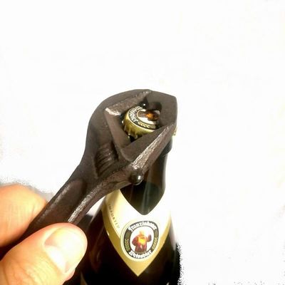 Spanner Shape Cast Iron Bottle Opener
