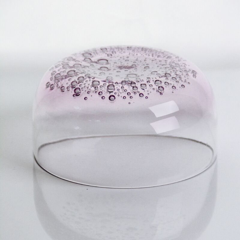 qualidade Vidro de vinho de cristal soprado à mão com bolhas sutilmente presas e uma lavanda macia para um gradiente claro combinando beleza e durabilidade fábrica