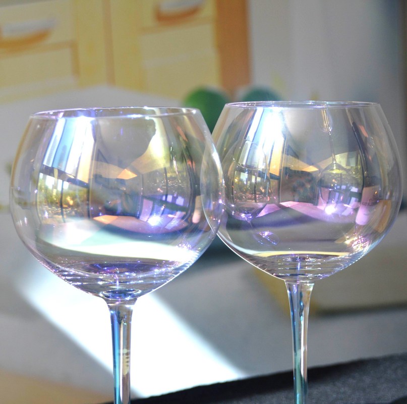 qualidade Balão de cor de arco-íris gigante forma 23 oz Cristal de vinho copos fábrica