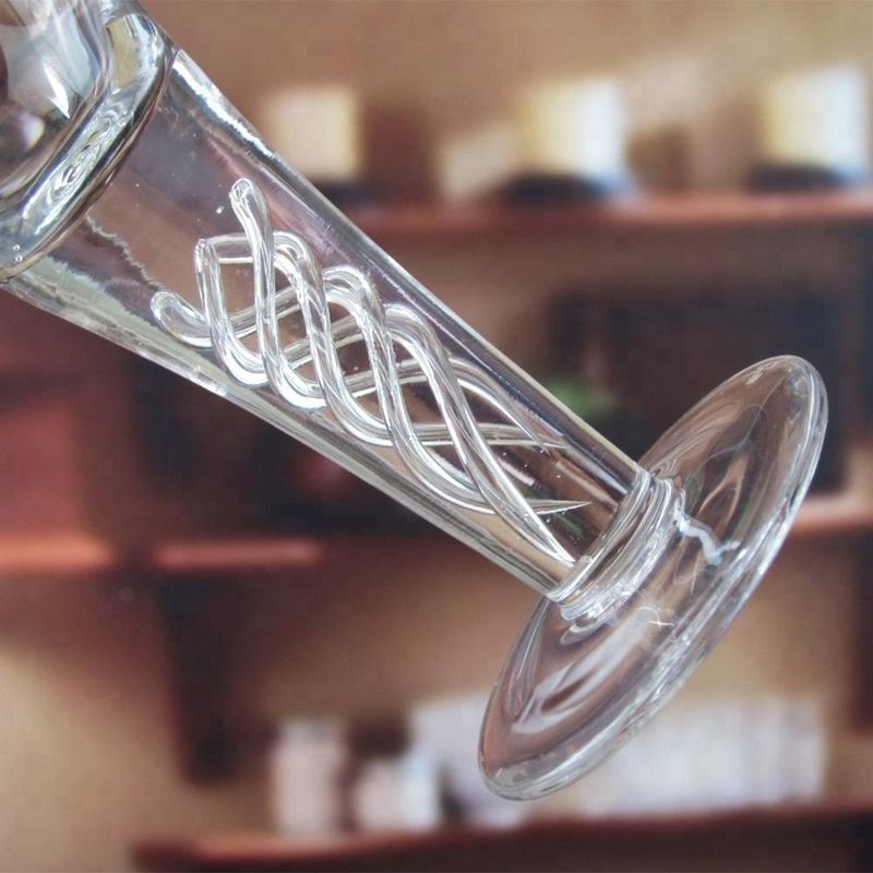 Handmade Decorative Twisted DNA Stem Custom Shot Glasses