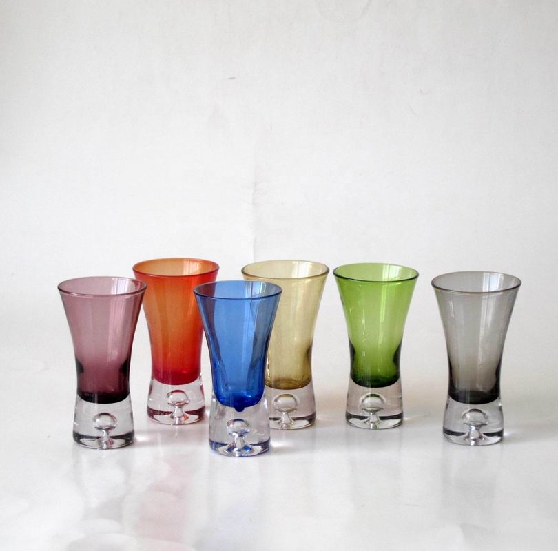 2oz Six Color CIQ Unique Shot Glasses For Liqour Promotion