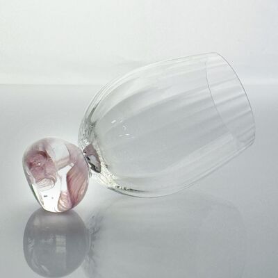 qualidade Conjunto de vidros de vinho de nuvem rosa de alta clareza projetado para restaurantes bares e eventos de degustação de vinhos oferecendo uma apresentação superior fábrica