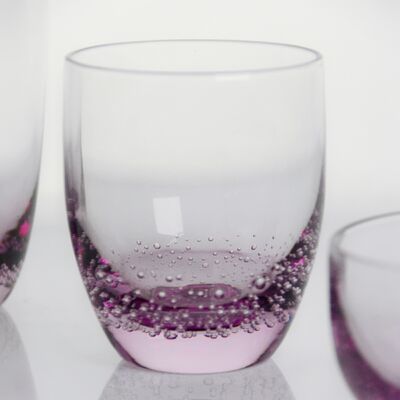 qualidade Vidro de vinho de cristal soprado à mão com bolhas sutilmente presas e uma lavanda macia para um gradiente claro combinando beleza e durabilidade fábrica