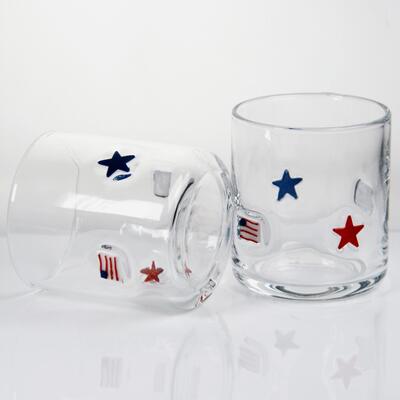 qualidade Ícone de Vidro Patriótico Soprado à Mão com Capacidade de 400ml - Copo Transparente para Whisky e Coquetéis fábrica