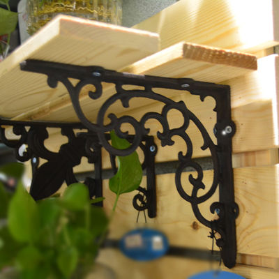 qualidade Artesanato de ferro fundido preto de estilo antigo fábrica