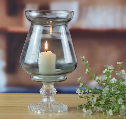 qualidade Candeeiros de pilares antigos feitos à mão com pé de prata fábrica