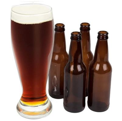 qualidade Vidros de cerveja artesanal transparentes de tamanho extra 53 oz fábrica