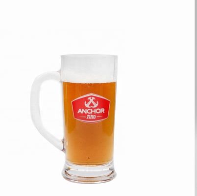 qualidade Promoção Marcada 21 Oz Bier Glass Stein Com Decal de Cor fábrica