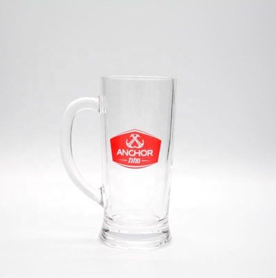 qualidade Promoção Marcada 21 Oz Bier Glass Stein Com Decal de Cor fábrica