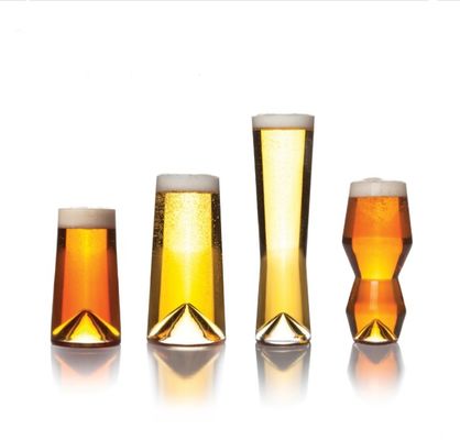 qualidade Peak Bottom Ipa Glass Criado à mão Cristal Craft Beer Glasses fábrica