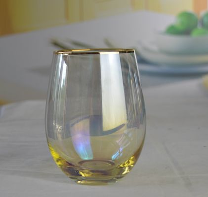 qualidade Vinho de cristal de borda dourada fábrica