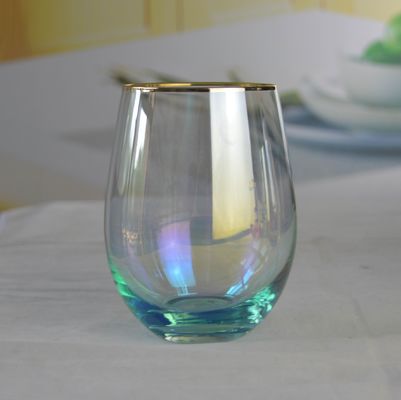 qualidade Vinho de cristal de borda dourada fábrica