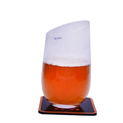 qualidade Bevel Oblique Edge Stemless Crystal Wine Glass Com Ângulo Superior fábrica