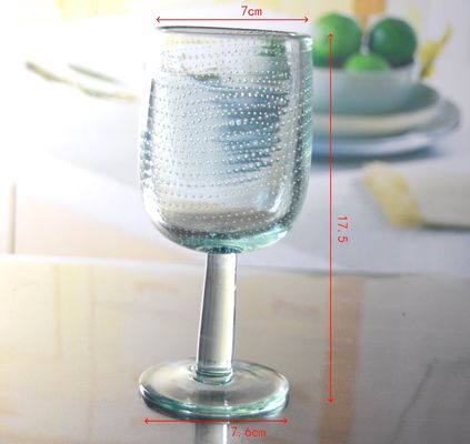 qualidade Copo de cristal de 11 oz com bolhas. fábrica