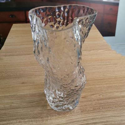 qualidade Coto de árvore dado forma para personalizar o vaso de vidro decorativo da cor fábrica