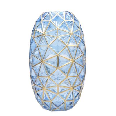 qualidade Vaso de vidro decorativo pintado à mão para casamento fábrica