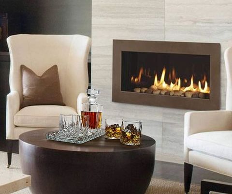 qualidade Garrafas antigas sem chumbo, em relevo, de 10 oz, de uísque, de degustação de uísque. fábrica