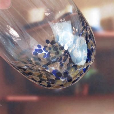 qualidade Vidro de fundo de pedra de ouro SGS 300 ml vidro de uísque feito à mão fábrica