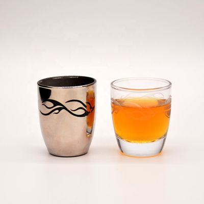 qualidade Vidros únicos de platina de 50 ml com logotipo de marca fábrica