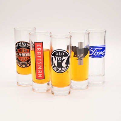 qualidade Promoção 2 oz copos de Shot com logo único copos de Shot fábrica