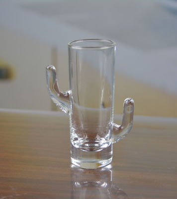 qualidade Cristal 2 Oz Cactus Tequila Shot Glass fábrica