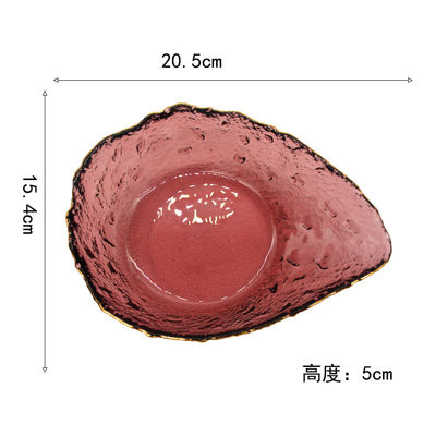 qualidade Placas de carregamento de vidro criativo colorido de forma irregular fábrica