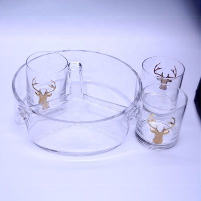 qualidade Placa de frutas de vidro feita à mão fábrica