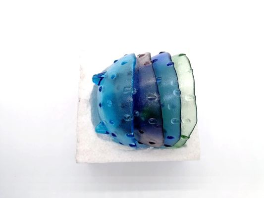 qualidade Placas únicas de 3 pés de vidro para frutas e sobremesas fábrica