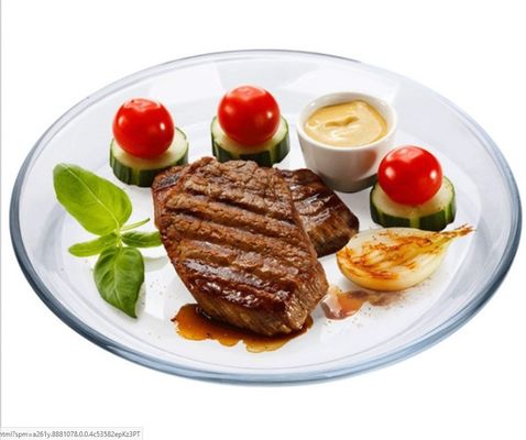 qualidade Placas redondas de carregador de borosilicato resistentes ao calor para microondas fábrica