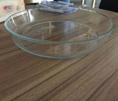 qualidade Placas redondas de carregador de borosilicato resistentes ao calor para microondas fábrica