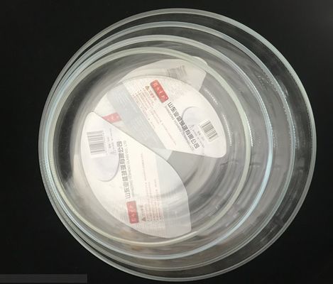 qualidade Placas redondas de carregador de borosilicato resistentes ao calor para microondas fábrica