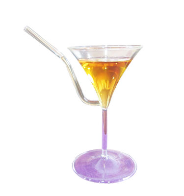qualidade Gelas de Cocktail Vintage de Borosilicato com Palha fábrica