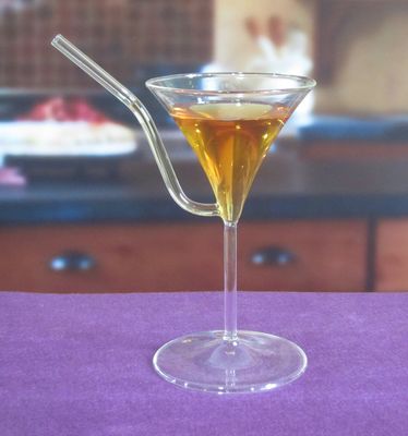 qualidade Gelas de Cocktail Vintage de Borosilicato com Palha fábrica