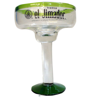 qualidade Estilo mexicano, borda verde, copos de coquetel de cristal únicos fábrica