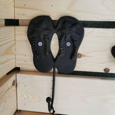 qualidade Decoração do lar Ganchos de casa de ferro forjado Artesanato de ferro fundido fábrica