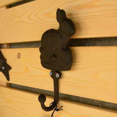 qualidade Antigos Coelhos Bonitos Chapéus de Ferro Fundido Ganchos de Ferro Fundido Artesanato fábrica