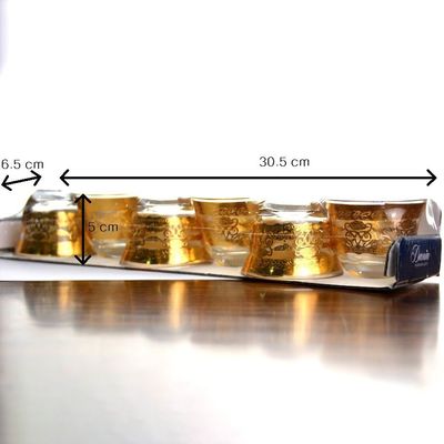 qualidade Garrafas de bebedeira de luxo de ouro decorado fábrica
