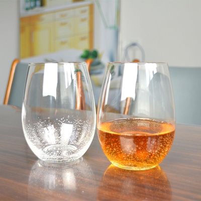 qualidade 500 ml de vidros transparentes sem caules para whisky, vidros para vinho fábrica
