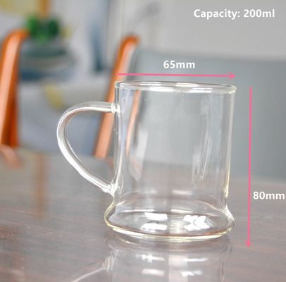 qualidade Borosilicato Resistente ao Calor Vidros de Bebida Claros fábrica