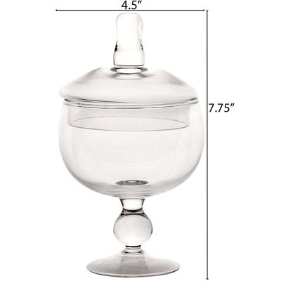 qualidade Conjunto multiuso de 3 frascos de vidro transparente para cozinha fábrica