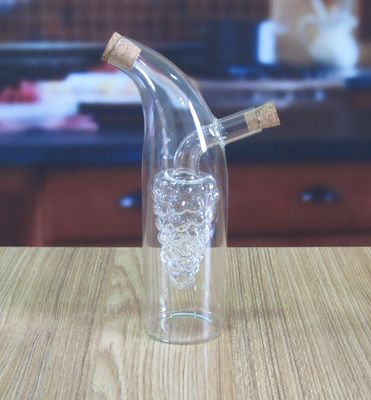 qualidade Cartucho de vidro da forma da uva da dupla camada com a tampa para o óleo fábrica