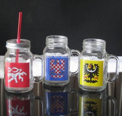 qualidade Cor Diamante Fontes Vaso de vidro pintado à mão Para cozinha fábrica